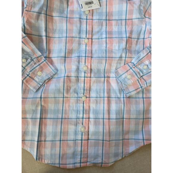 Janie and Jack Long Sleeve Plaid Shirt - Picture 3 of 4